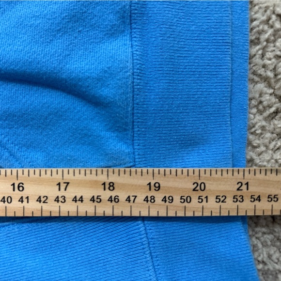 Champion Reverse Weave Hoodie Small Light Blue Sky Blue Embroidered Logo - Picture 7 of 7